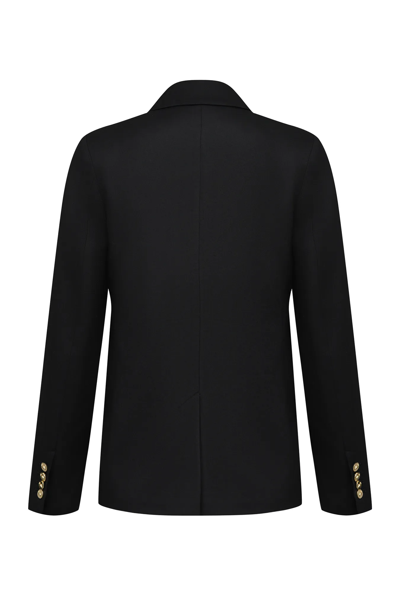 Двубортный жакет из премиальной шерсти