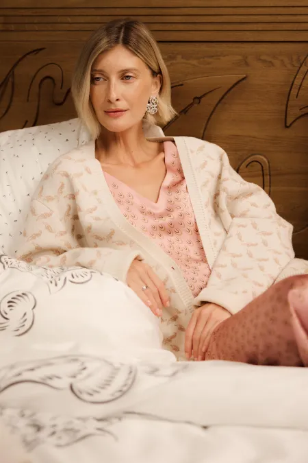 Вязаный кардиган