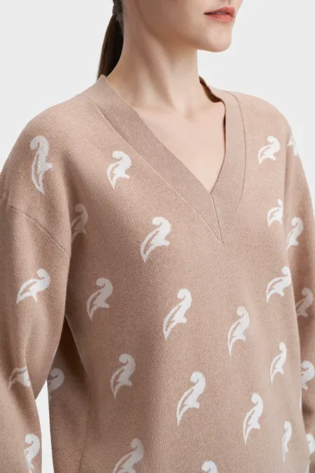 Трикотажный джемпер