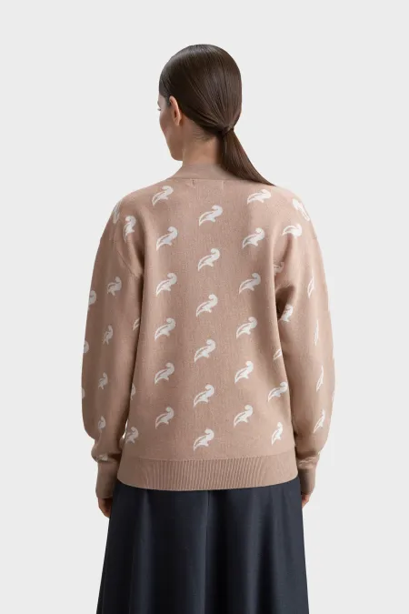 Трикотажный джемпер