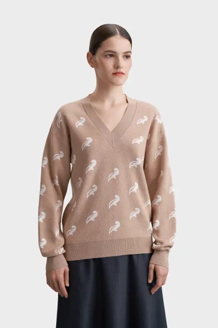 Трикотажный джемпер