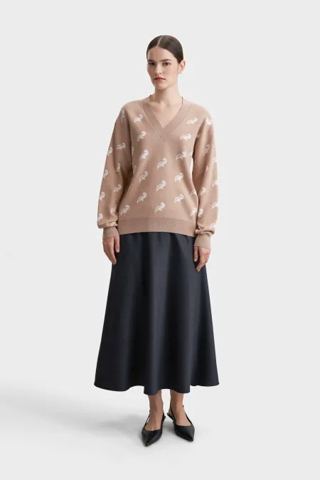 Трикотажный джемпер