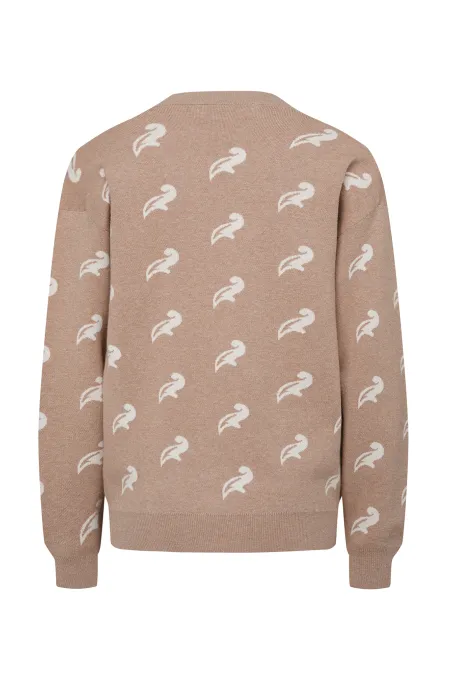 Трикотажный джемпер