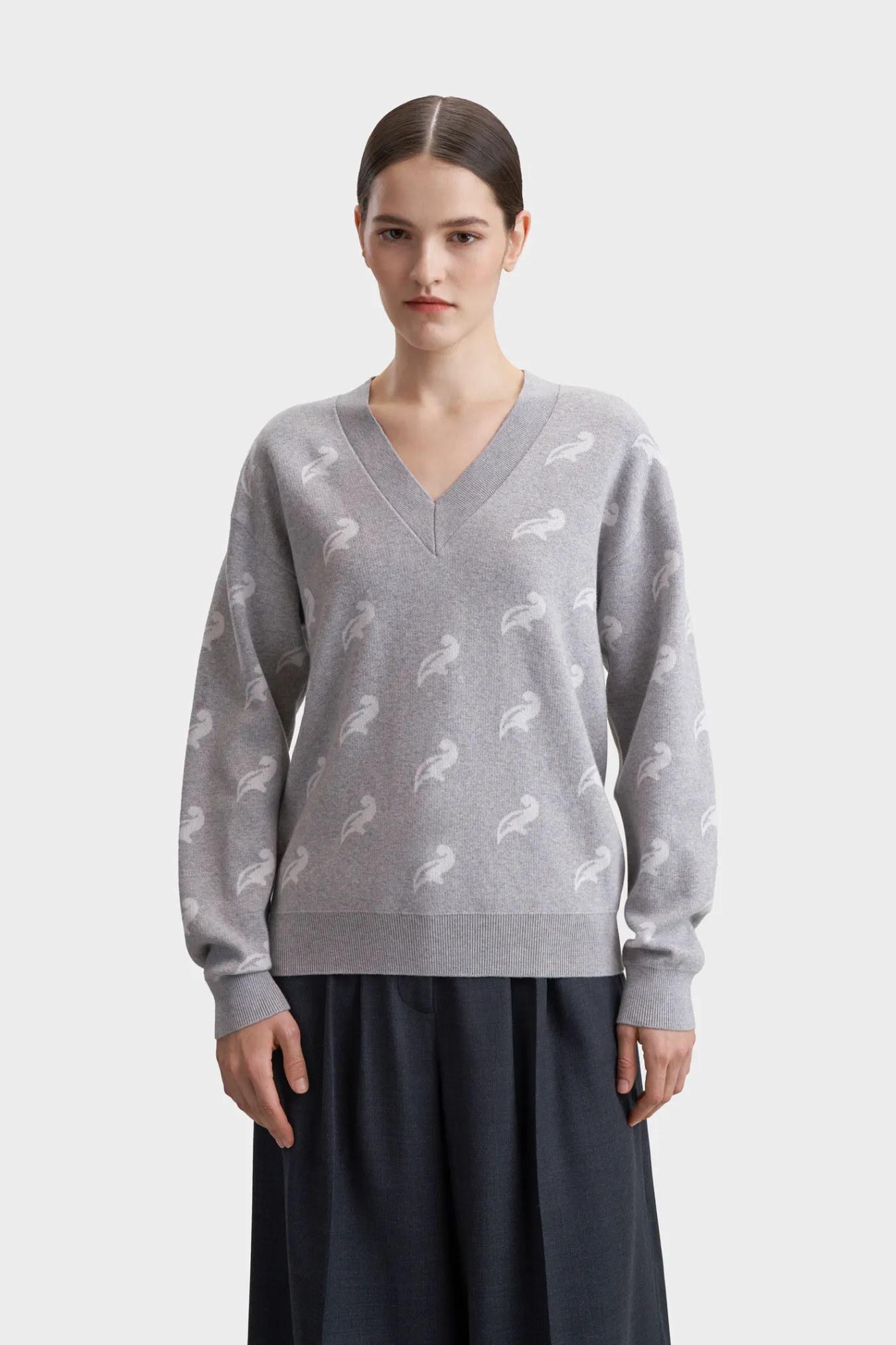 Трикотажный джемпер