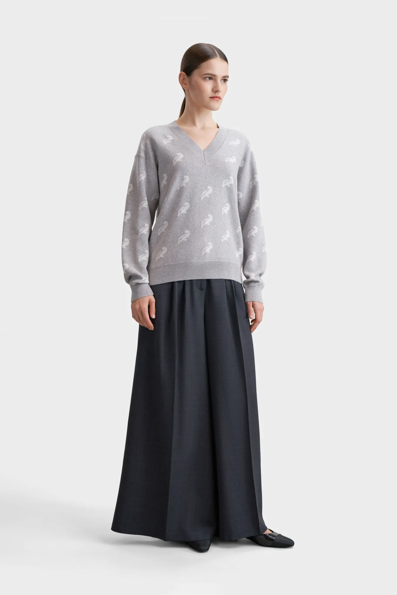 Трикотажный джемпер