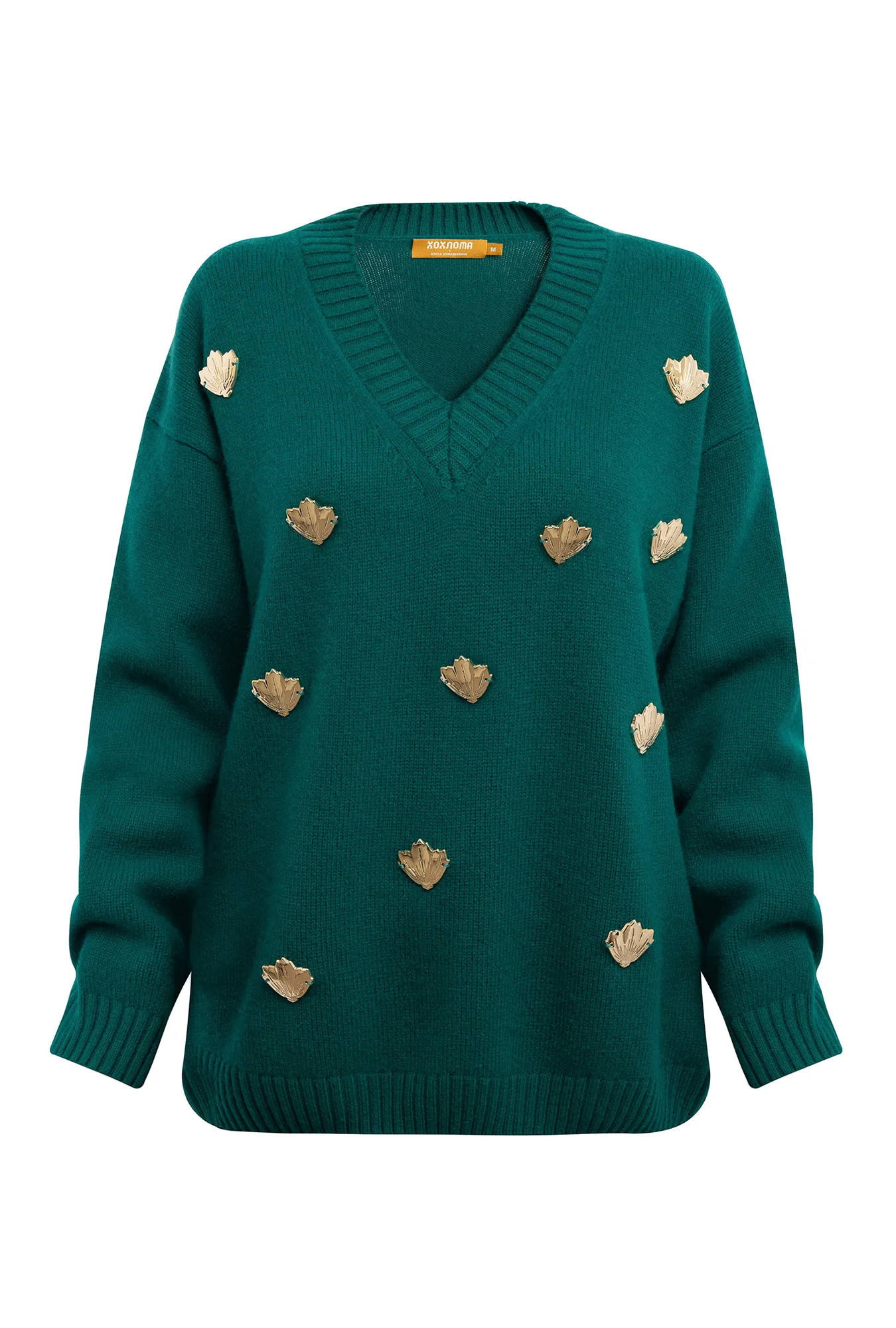 Джемпер из шерстяной пряжи