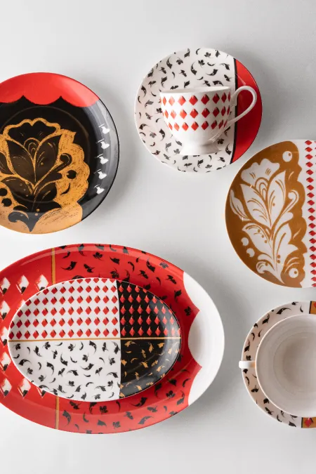 Кофейная пара, коллекция «Орнаментальные блоки»