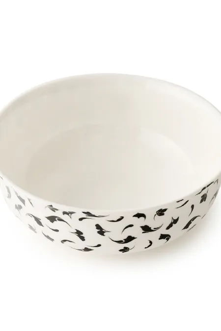 Пиала «Черные листья», коллекция «Орнаментальные блоки»