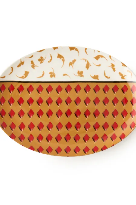 Овальное блюдо, коллекция «Орнаментальные блоки»