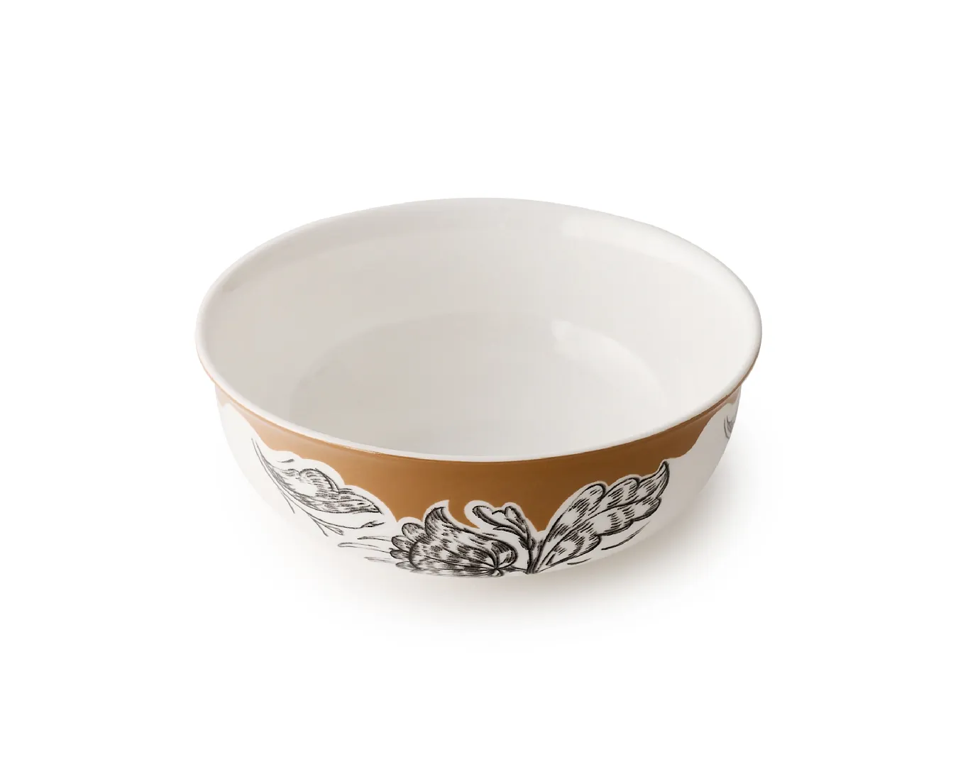 Пиала «Цветы», коллекция «Перья на золоте»