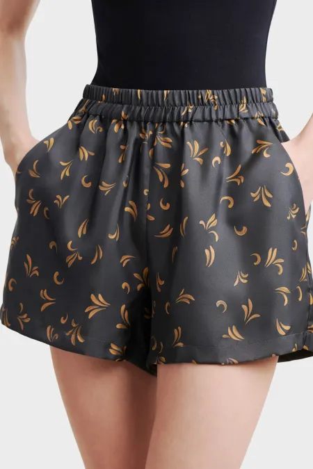 Шорты удлиненные из премиального шелка