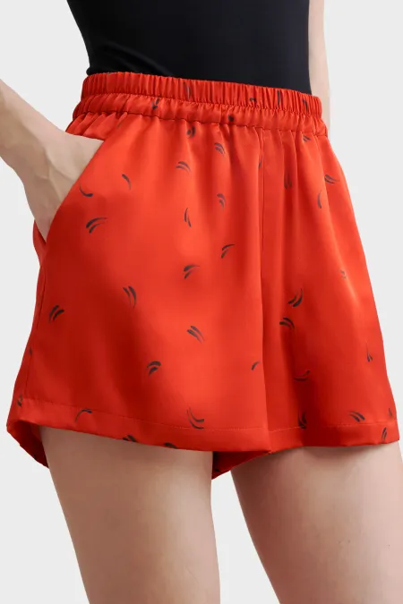 Шорты удлиненные из премиального шелка