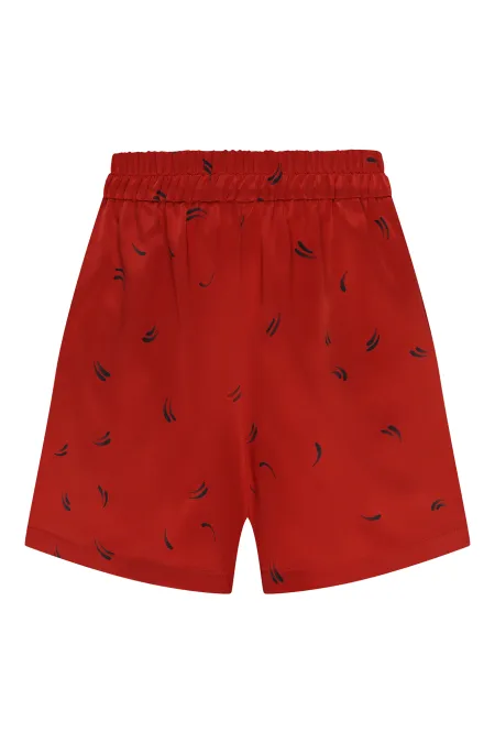 Шорты удлиненные из премиального шелка