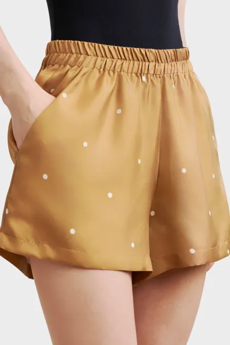 Шорты удлиненные из премиального шелка