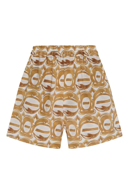 Шорты удлиненные из премиального шелка