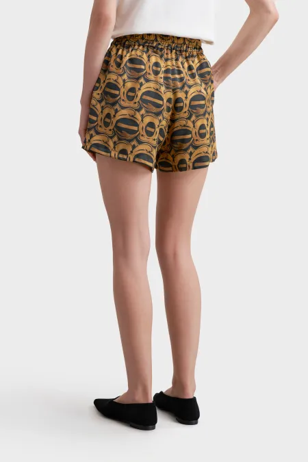 Шорты удлиненные из премиального шелка