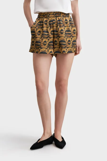 Шорты удлиненные из премиального шелка