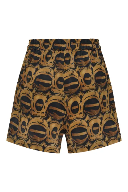 Шорты удлиненные из премиального шелка