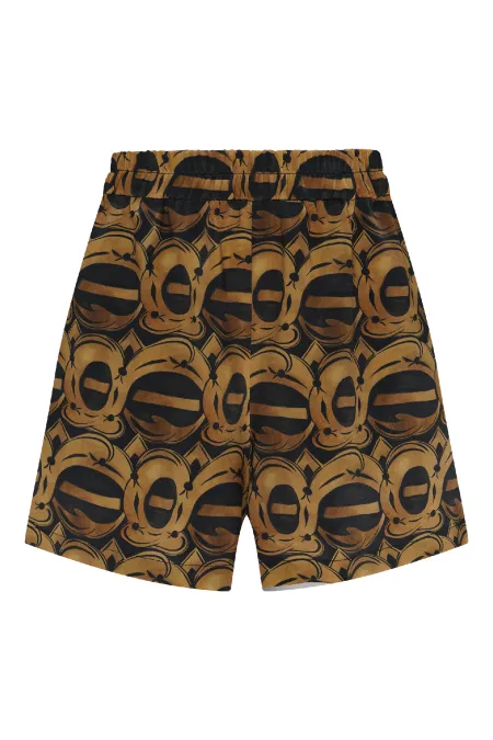 Шорты удлиненные из премиального шелка