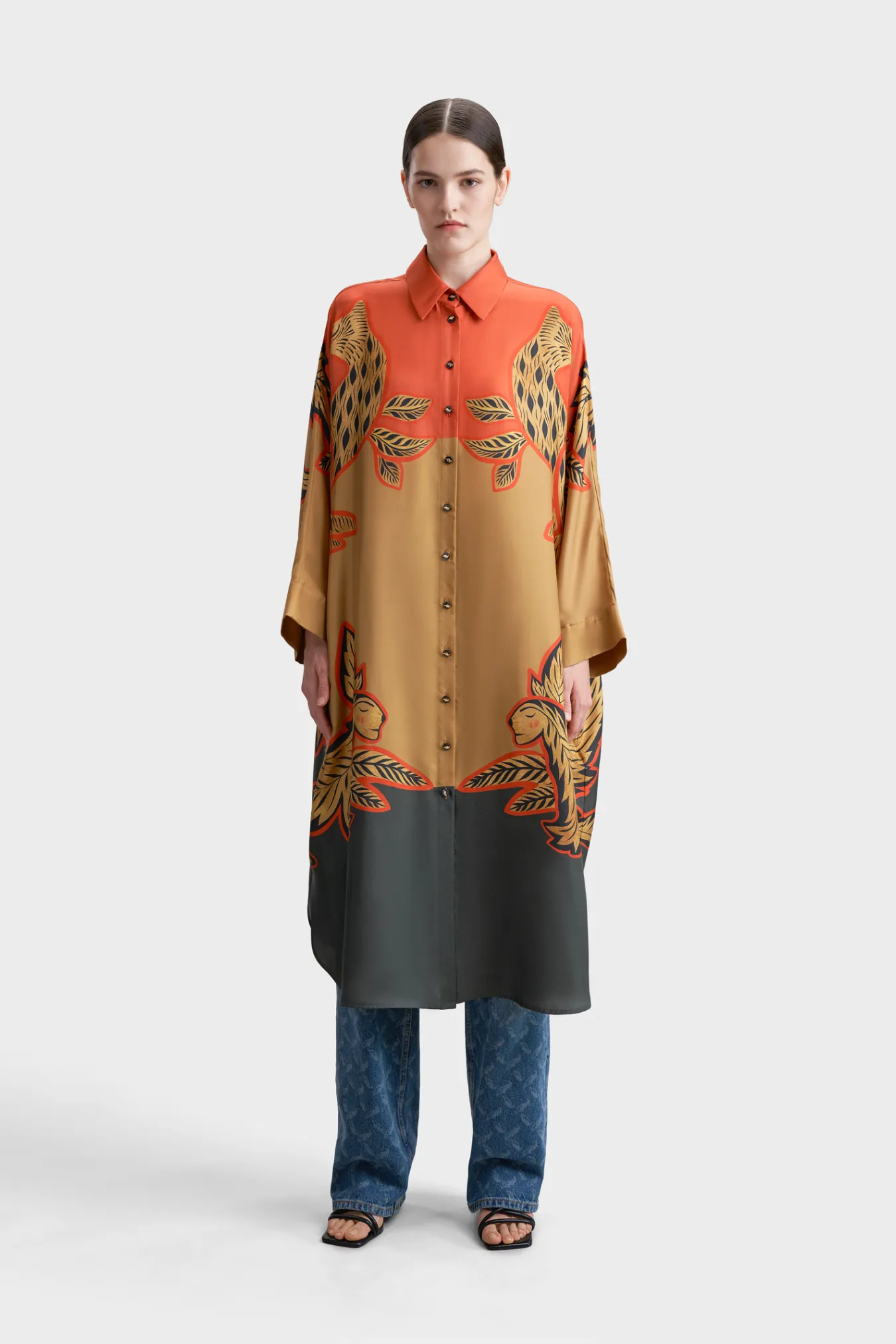 Шелковое платье