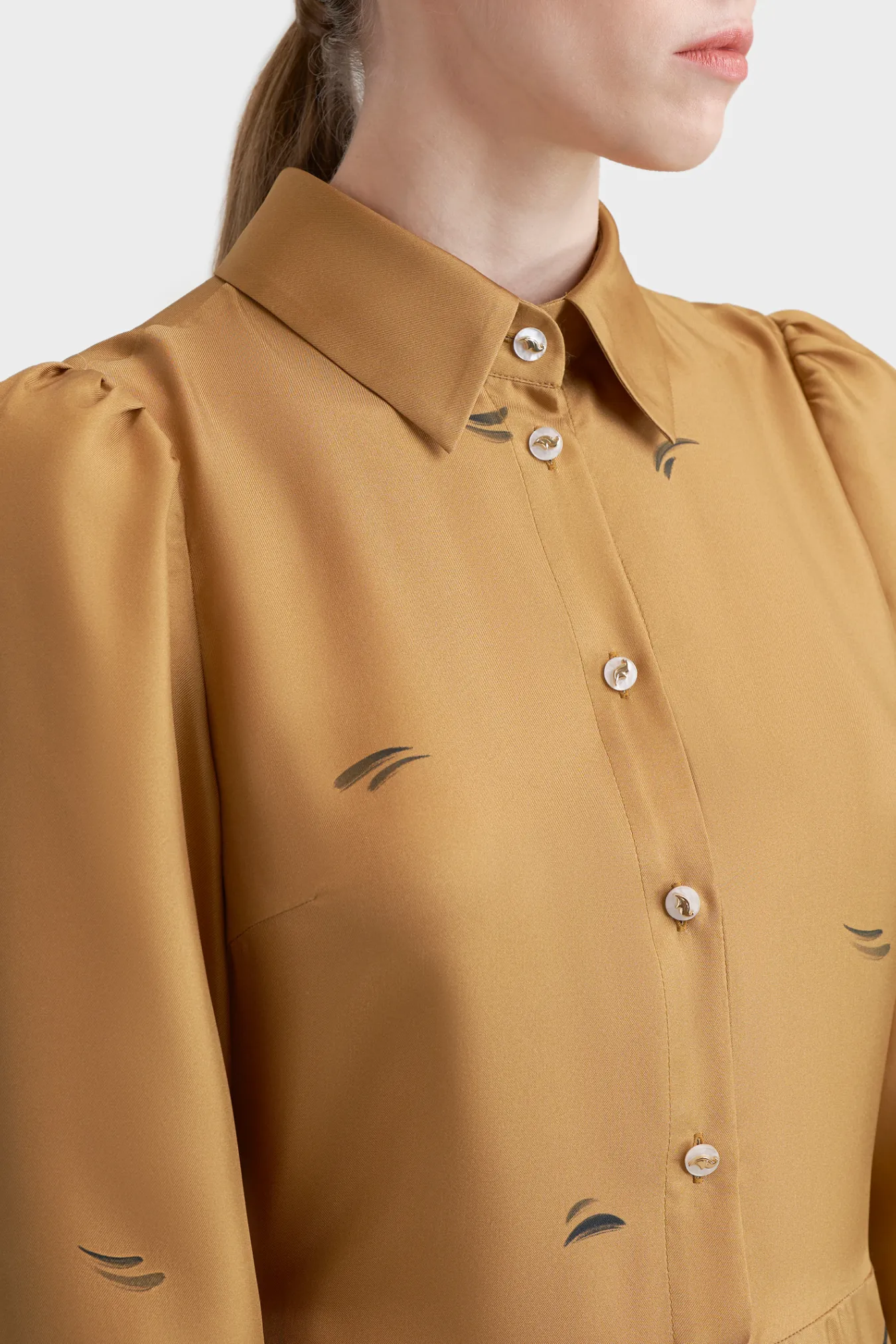 Шелковое платье