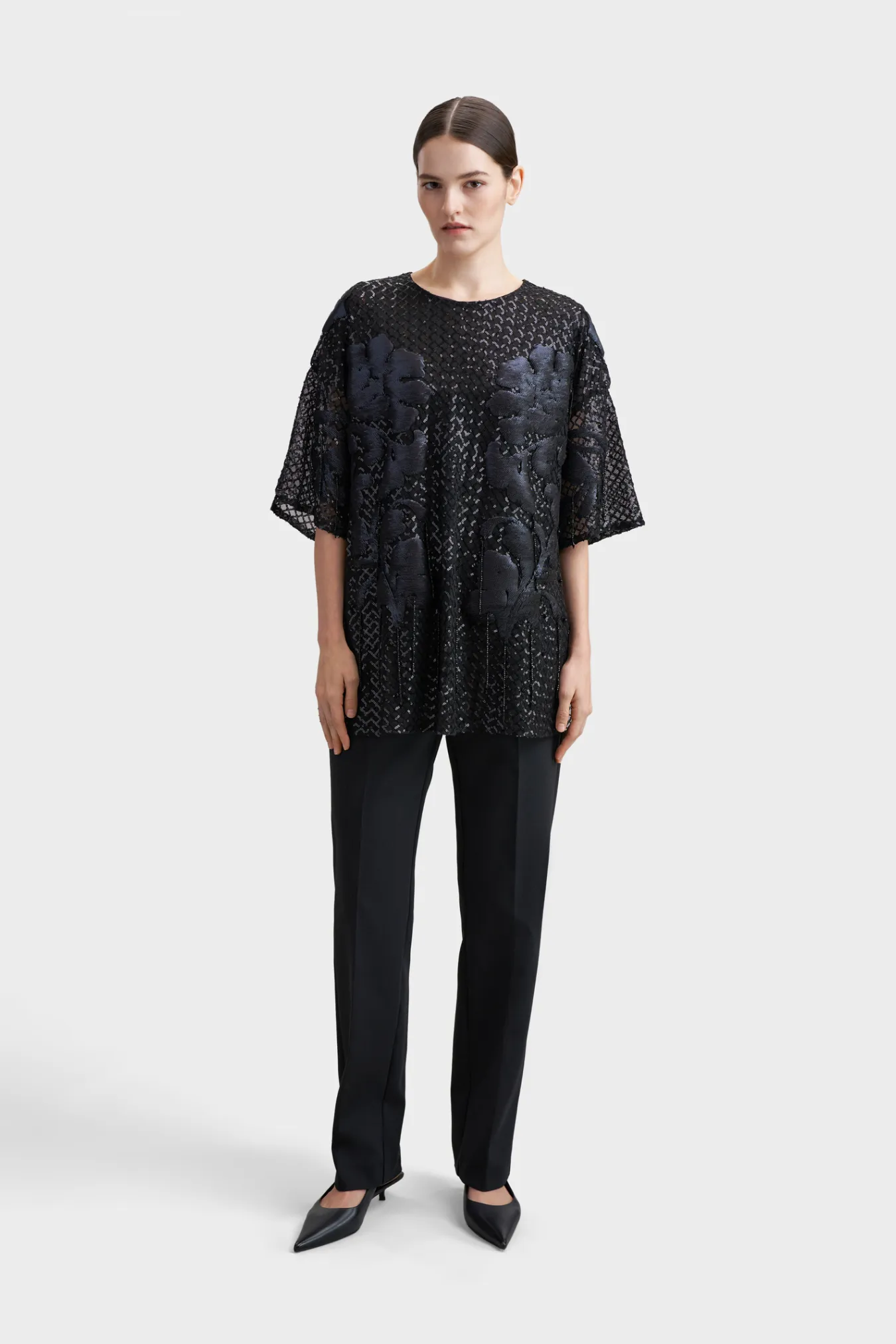 Шелковый топ