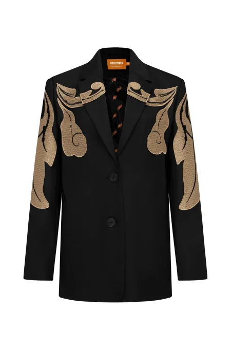 Однобортный over-size жакет