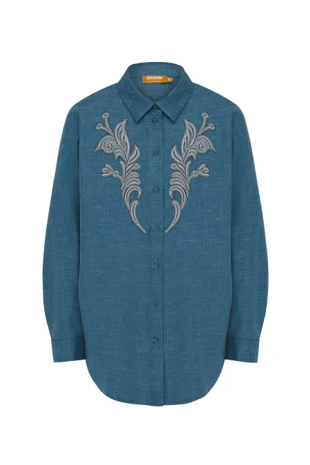 Блузка классического кроя