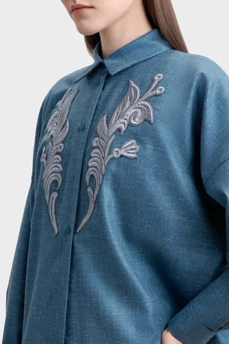 Блузка классического кроя