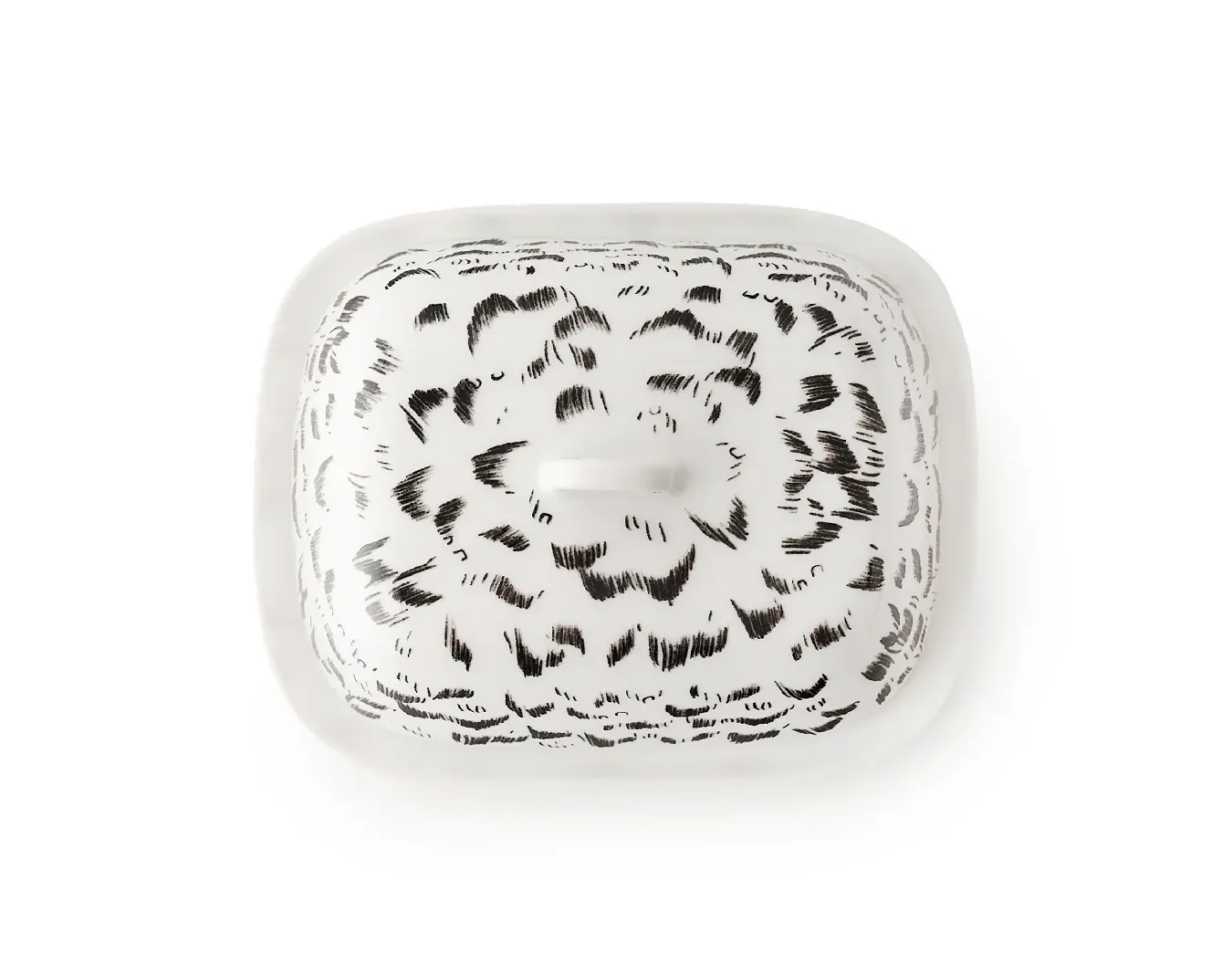 Масленка, коллекция «Перья на черном»