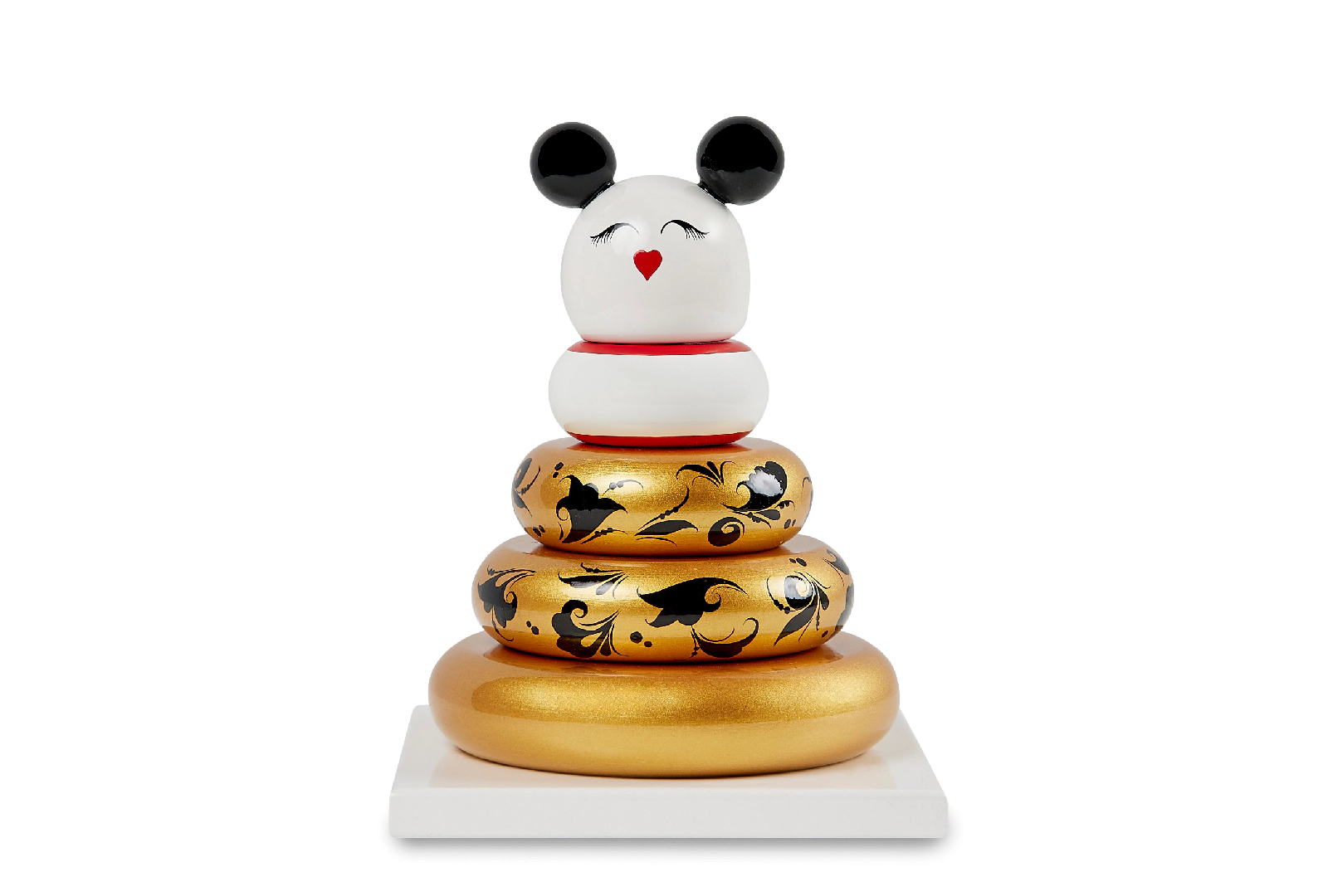 Золотой/Белый/Красный