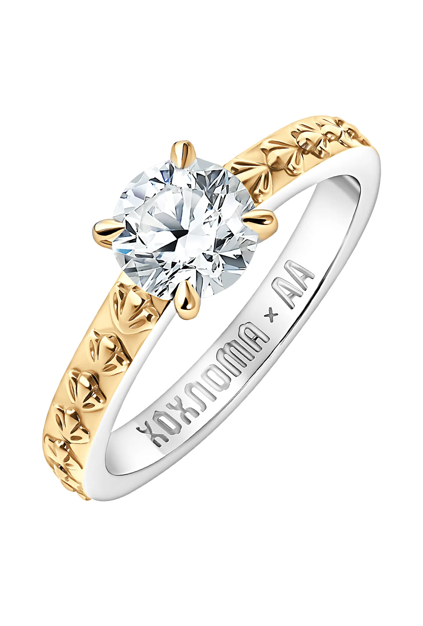 Кольцо из золота 750 пробы с бриллиантом