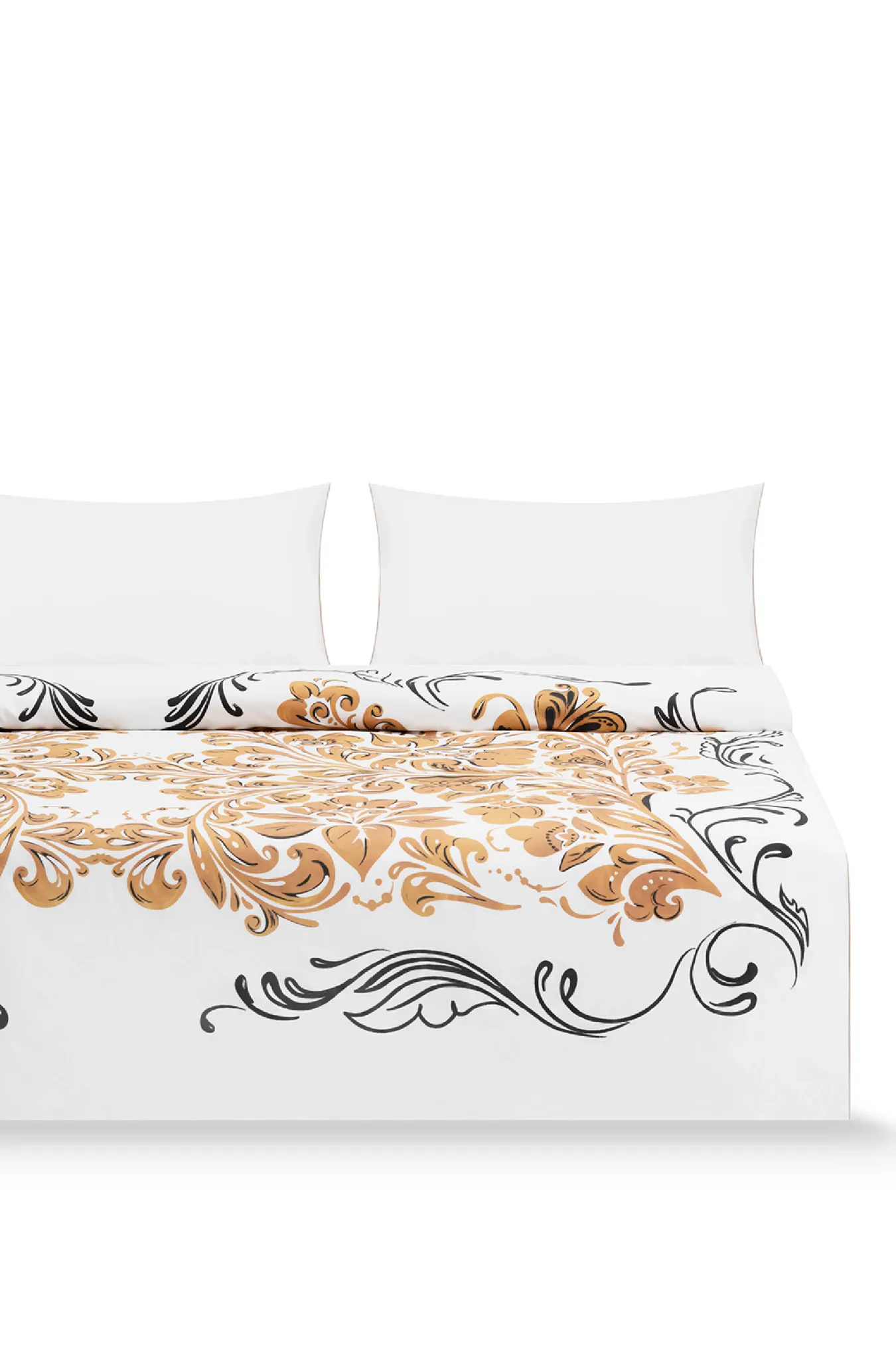 Комплект постельного белья с принтом «‎Хохлома»‎