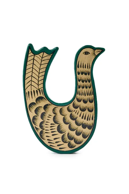 Модель для коллекционирования «‎‎Птичка» коллекция «‎‎Золотые перья на зеленом»