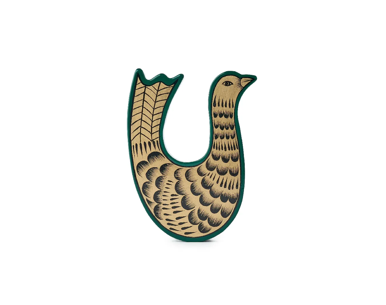 Модель для коллекционирования «‎‎Птичка» коллекция «‎‎Золотые перья на зеленом»